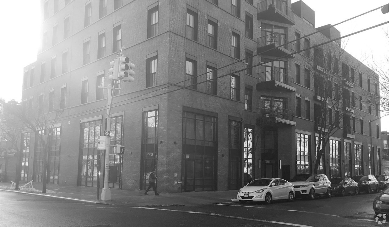 Frontage on Madison & Cypress - The Ridgewood Theatre Apartments