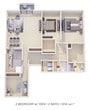 2 Bedroom 2 Bath Den