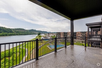 Waterfront Balcony View - (Virtually All Units Have View of The River) - The Brooks