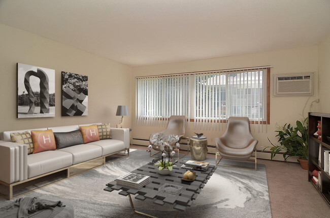Staged Living Room - Lyndale Garden Staged Living Room - Lyndale Garden