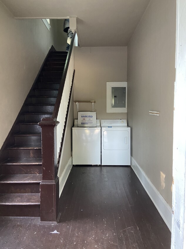 Washer and dryer downstairs - 303 Paris Ave