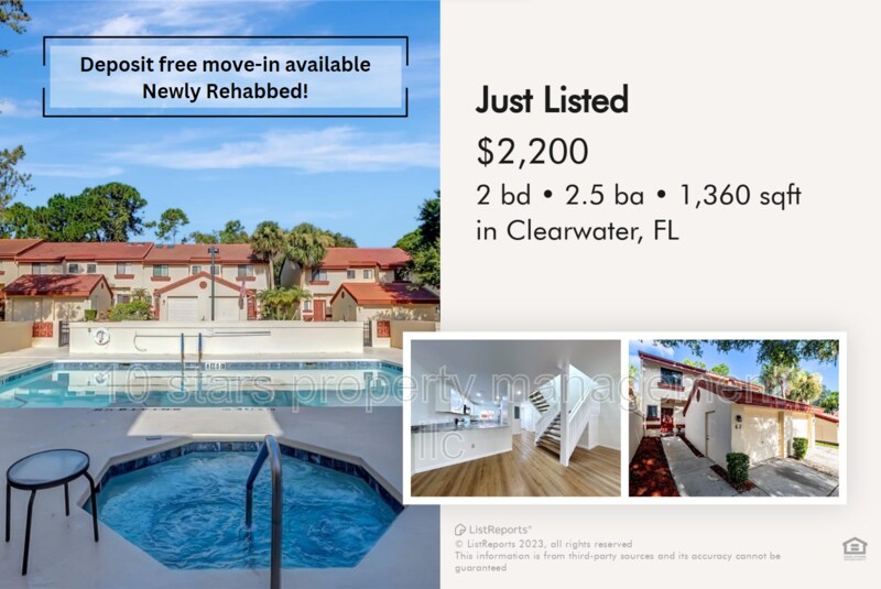 3460 Countryside Blvd, Clearwater, FL 33761 Townhome Rentals in