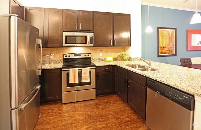 Kitchen with Granite - Town Center at Lake Carolina