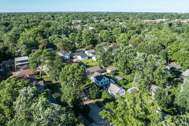 Historic East Urbana has plenty of greenery with its lush tree-lined streets