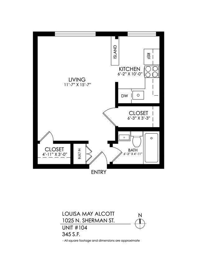 Plano de planta - Louisa May Alcott