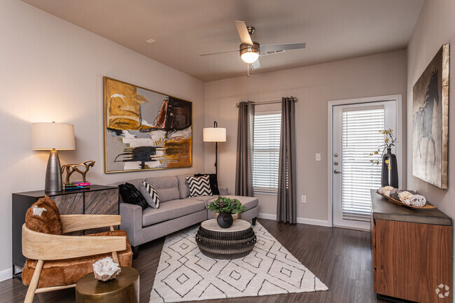 2HAB, 2BA - 1075SF "Magnolia" en la sala de estar - Timberhill Commons