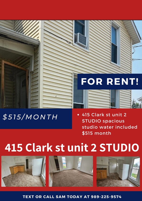 415 Clark St, Saginaw, MI 48602 Townhome Rentals in Saginaw MI