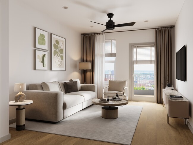 Representación gráfica de las viviendas del complejo de apartamentos The Flats at Crosspointe. - The Flats at Crosspointe