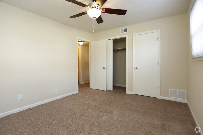 2 BR, 1 BA - first bedroom - Pinecrest Apartments