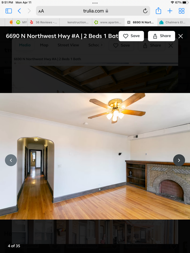 Hall way - 6684 N Northwest Hwy