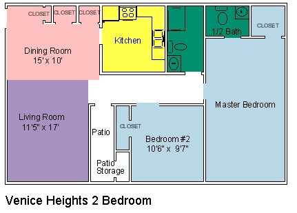 2HAB/1BA - Venice Heights
