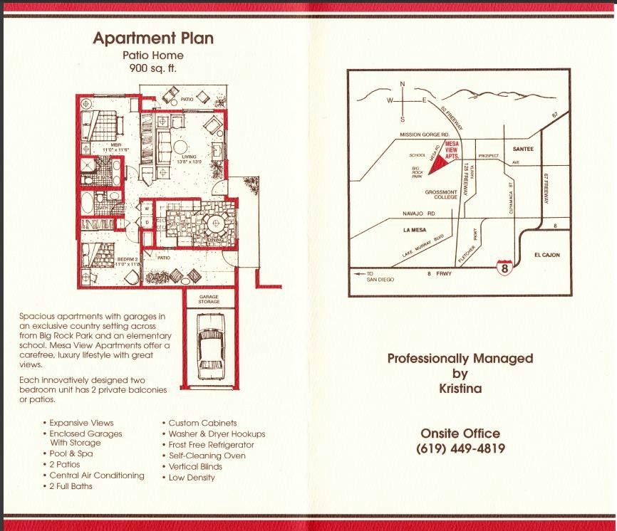 floor plan - 8595 Mesa Rd