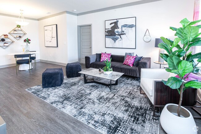 2BR, 2BA - Living Room - Haven on Tucker