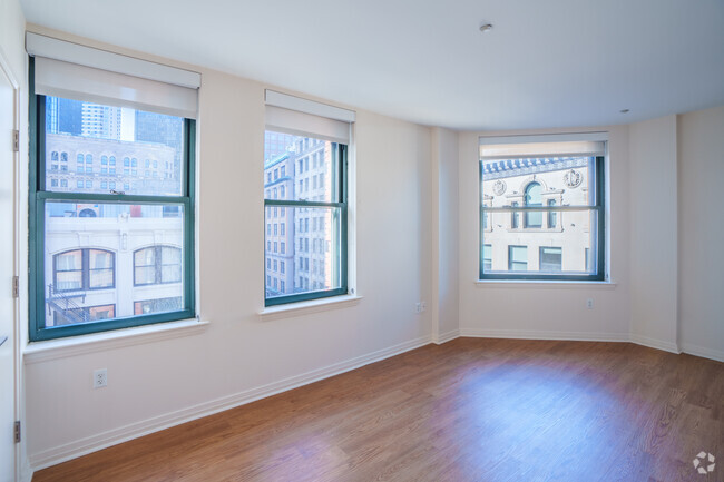 1BR, 1BA - 700SF - Bedroom - One India Street Apartments