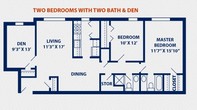 Two Bedroom w/Den