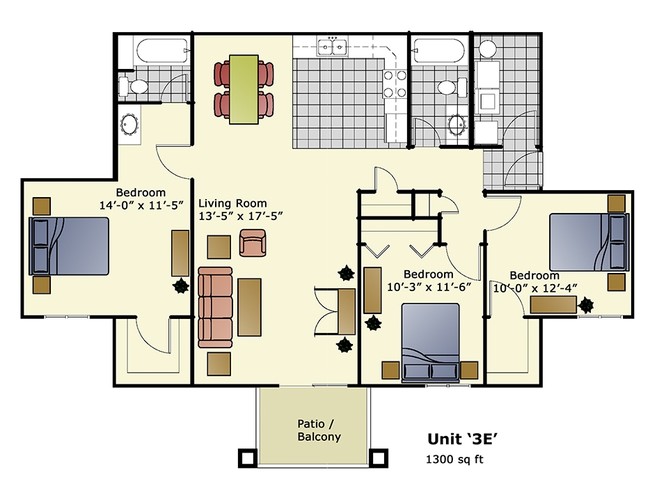 3HAB/2BA - Westbrook Apartments