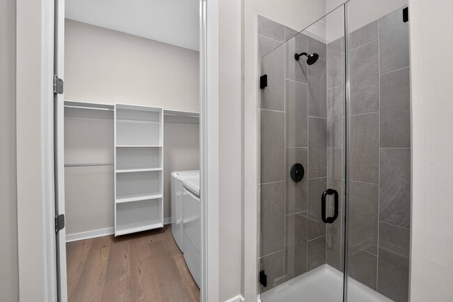 Matte Black Fixtures & Closet Shelving Systems* - The Aster Cary