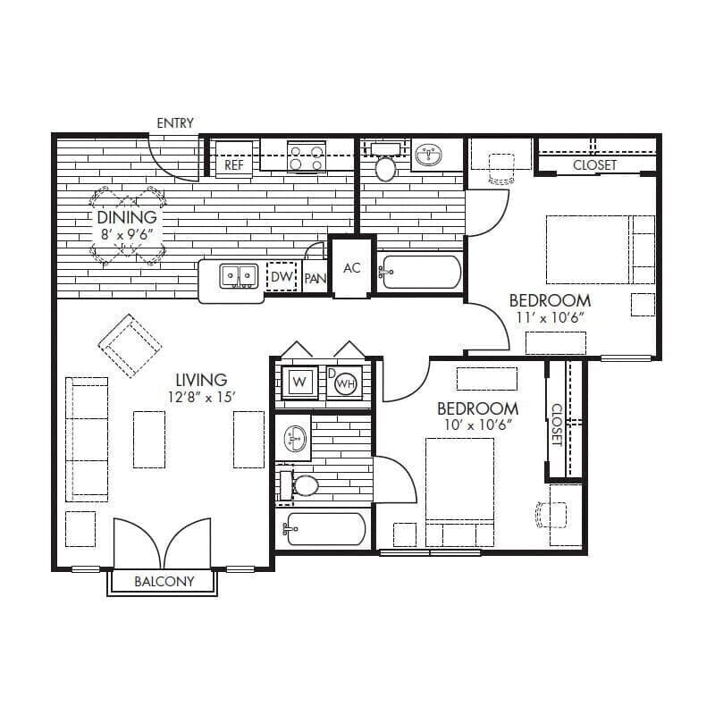 Urban Relaxed Apartment Reference: Midtown Urban 1121 Uta Blvd Arlington Tx 76013