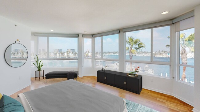 Bedroom with View at Esprit Apartment Homes - Esprit Marina del Rey