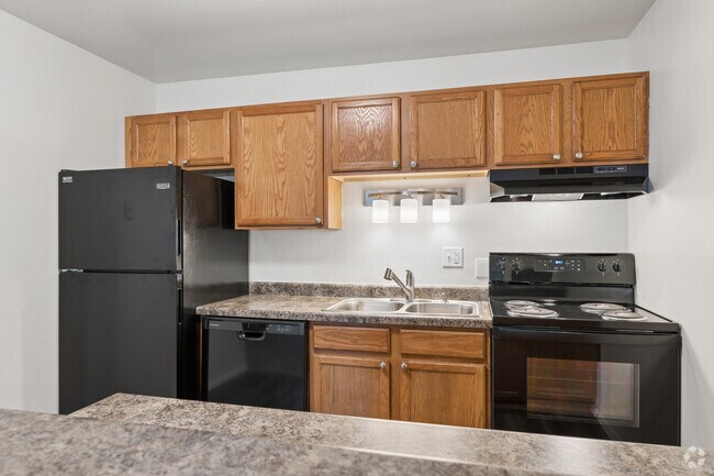 Apartamento renovado de 1 dormitorio y 1 baño - 675 pies cuadrados - Cocina - Pine Ridge