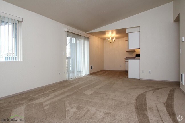 Sala de estar - Knox Butte Apartments