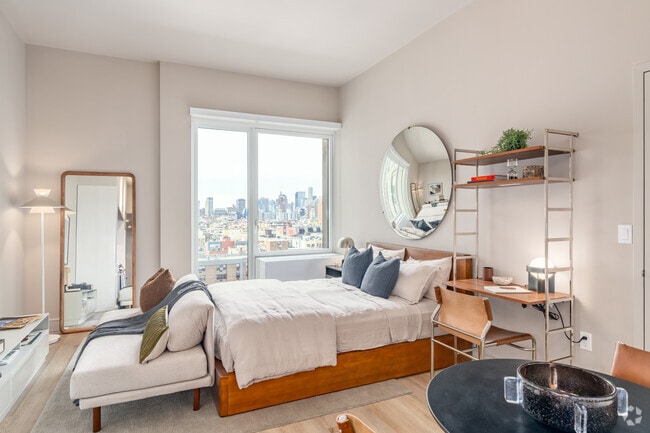 0BR, 1BA - Living Room - The East