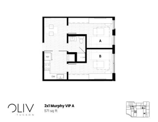 09 - 2x1 Murphy VIP A - 571 sq ft - oLiv Tucson