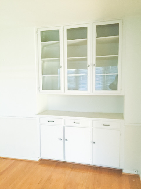 Built-in china cabinet - 1518 Veteran Ave