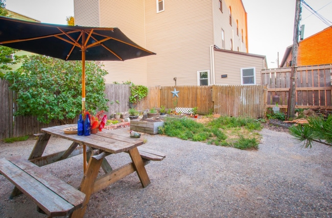 Lovely back yard space, space for a raised bed, and BBQ's - 156 Cumberland Ave