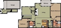 Two Bedroom and Den (B3)