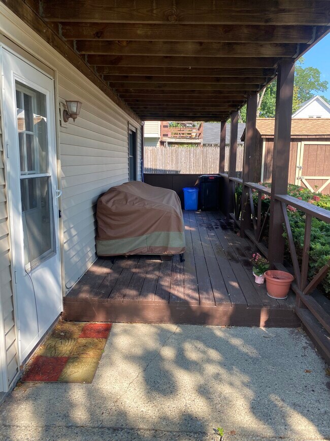 1st Floor covered deck - 137 Whitehall Rd