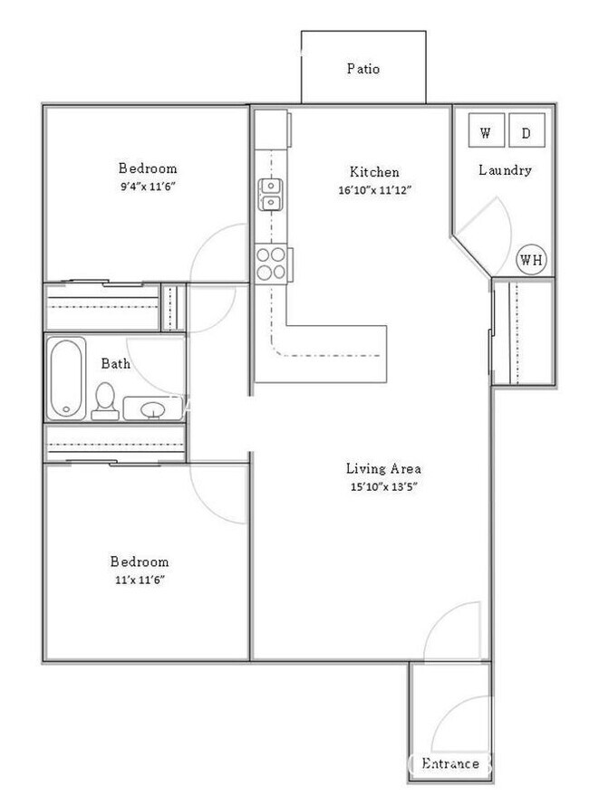 Foto del edificio - 2 bedroom/ 1 bath apartment in Tomah, WI