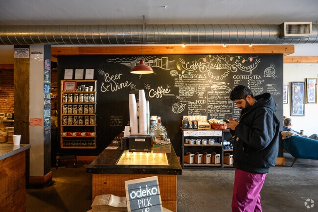 2 Alices Coffee Lounge in Newburgh is the perfect place to stop before work for a latte.