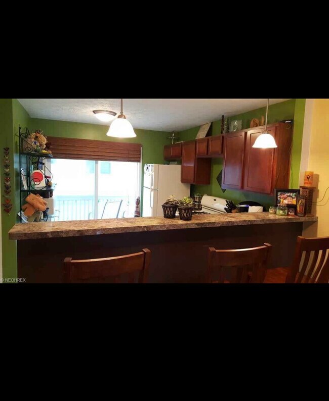 Cocina con barra - 7309 Battery Park Blvd