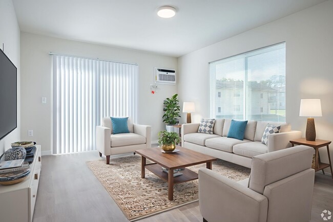 Virtually Furnished - Living Room - The Arnie Apartments