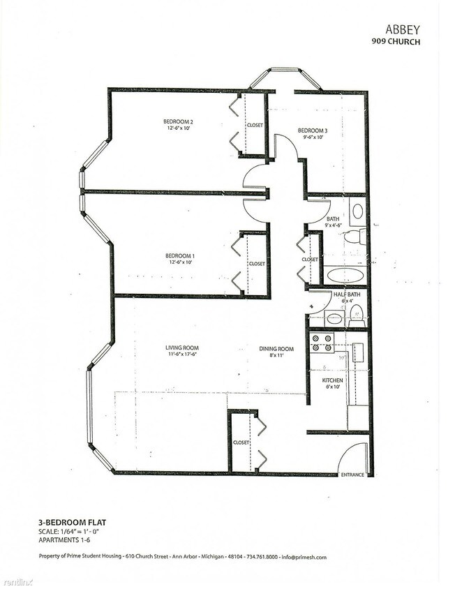 Building Photo - 3 br, 1.5 bath Apartment - The Abbey