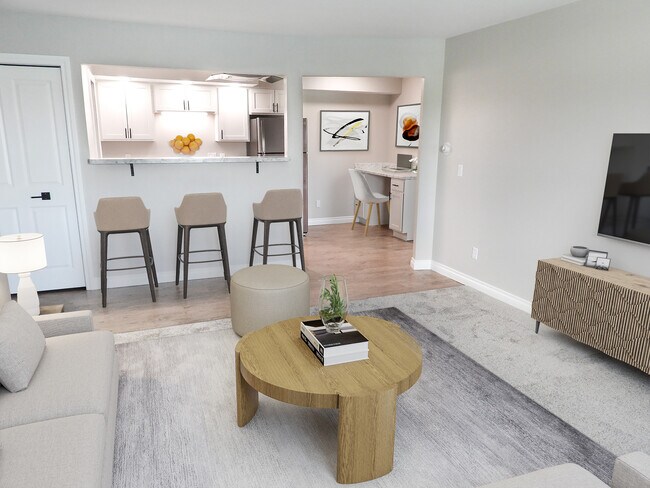 Open Concept Kitchen - Lake View Shores Apartments