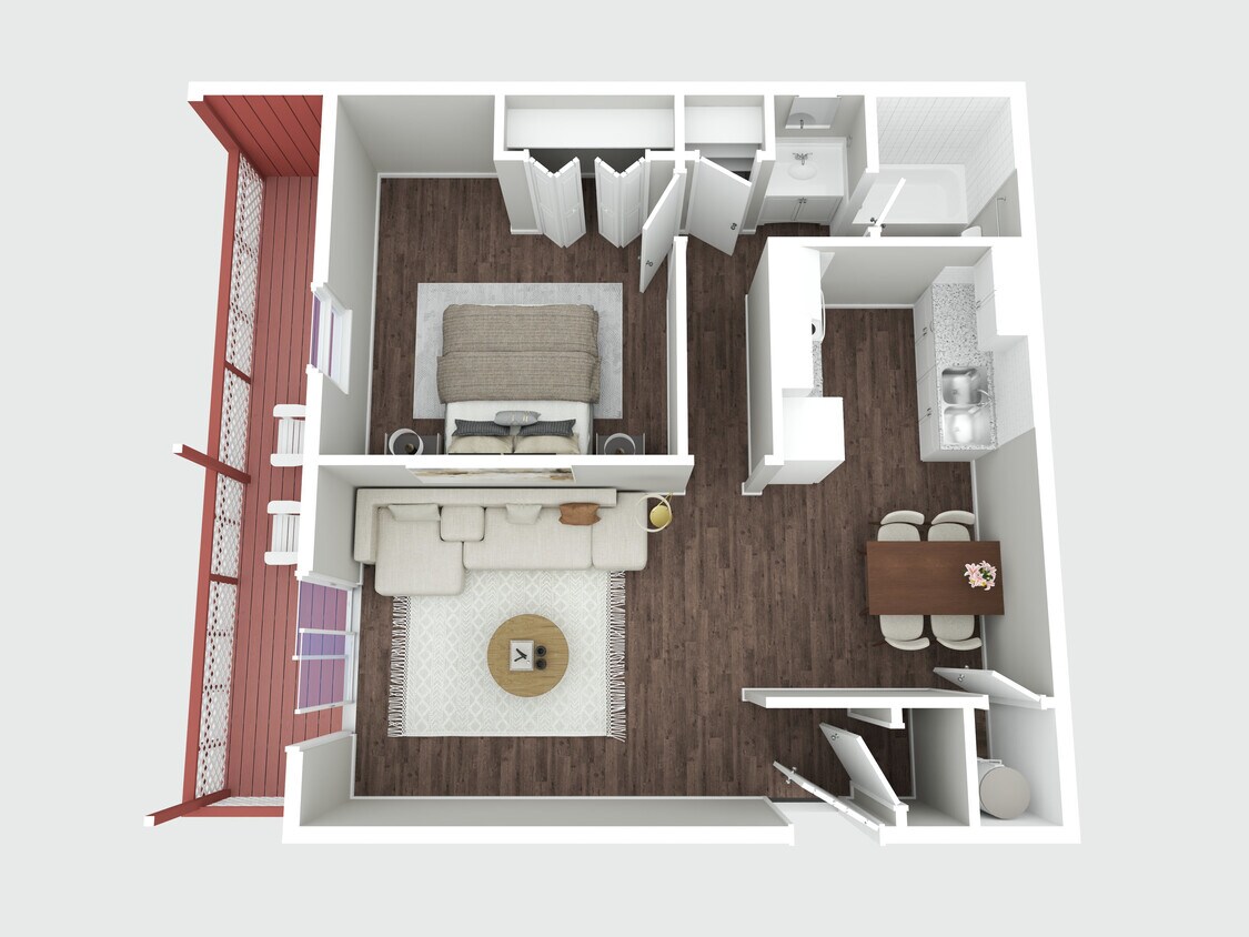 Plano de planta - North Hills Apartments