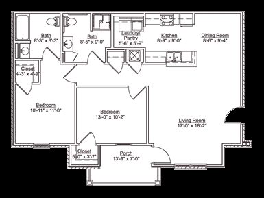 2BR/2BA - Potemkin Senior Village