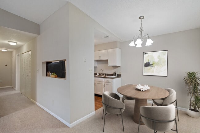 Open Floor Plan Living Area - Villages at Spring Hill Apartments