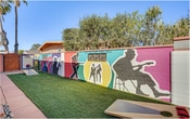 Backyard Mural - 2217 S Oak Park Dr