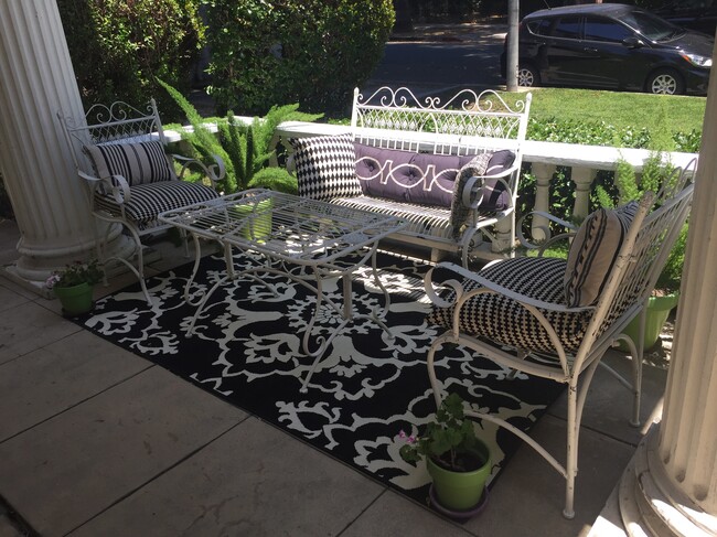 Front porch sitting area - 1229 N Orange Grove Ave