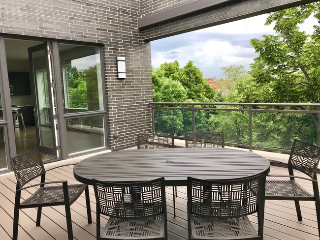 Private patio (Apt 3E) - 1120 W Polk St