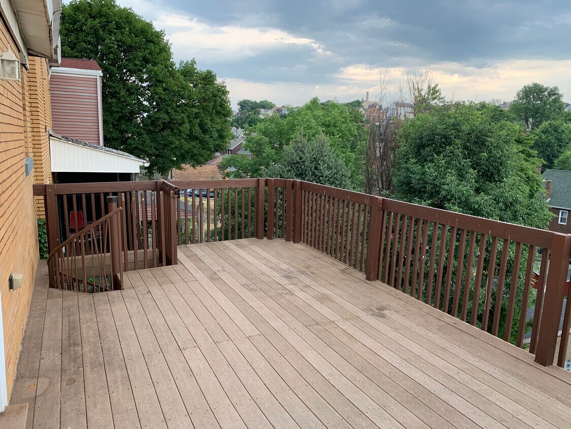 Spacious deck - 325 Hallock St