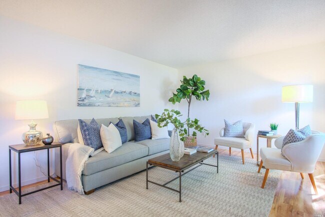 Nice L.R with wood look floors - 15 Hector Ln