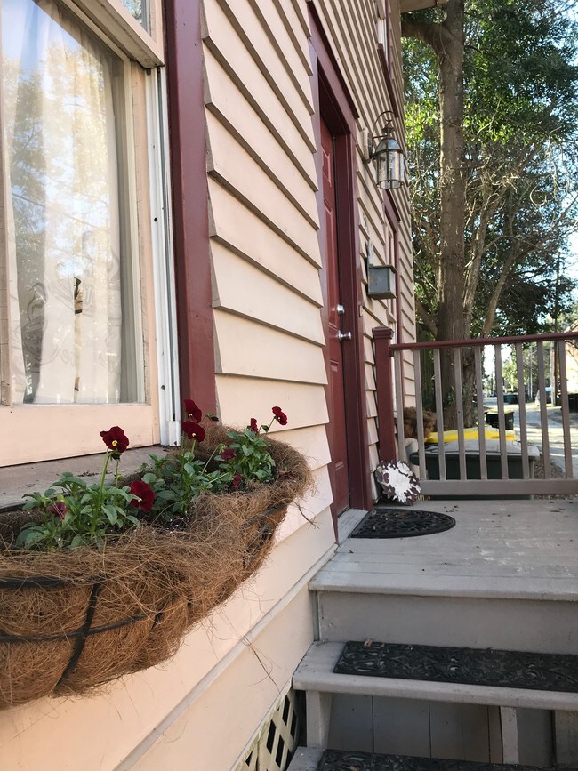 Se puede acceder por la puerta principal que da al callejón o por el vestíbulo trasero al que se accede a través del patio. - 541 E Jones Ln