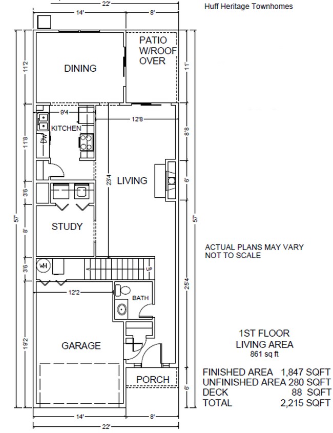 Building Photo - Huff Heritage Townhome- 3 Bed, 2.5 Bath  A...