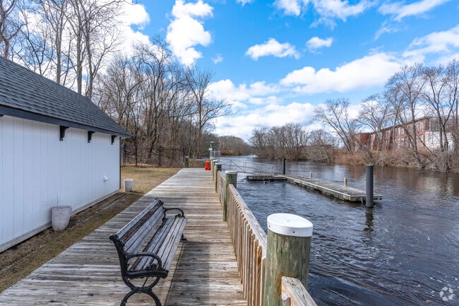 Central Falls Landing Bench By The River