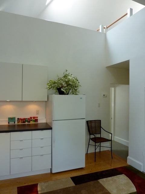 viewing loft from kitchen - 416 E Windsor Ave