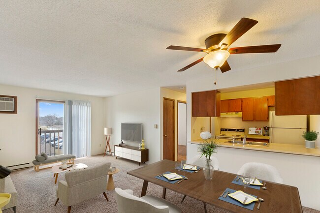 Sala de estar - Woodside Park Apartments